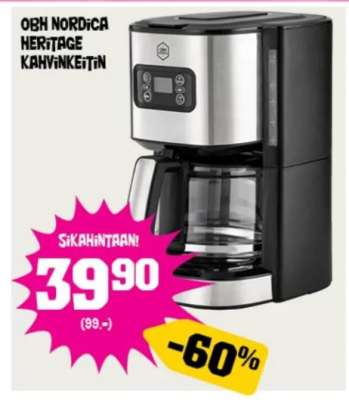 OBH Nordica Heritage kahvinkeitin