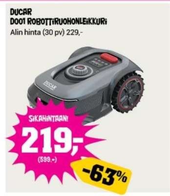 Ducar D001 robottiruohonleikkuri