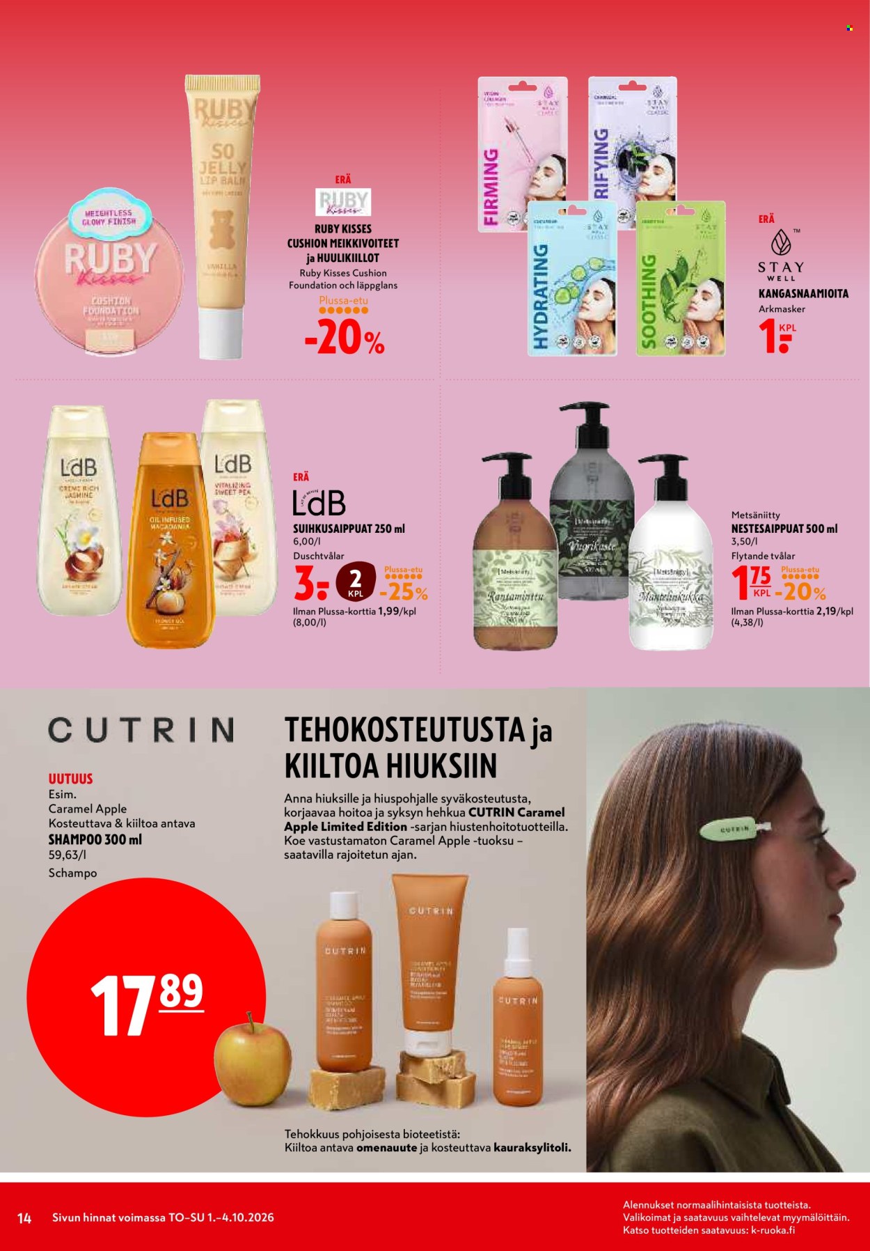 K-citymarket tarjouslehti  - 01.10.2026 - 04.10.2026. Sivu 14