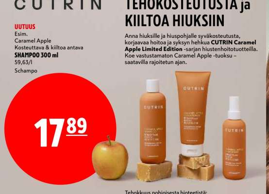 CUTRIN Caramel Apple SHAMPOO 300 ml