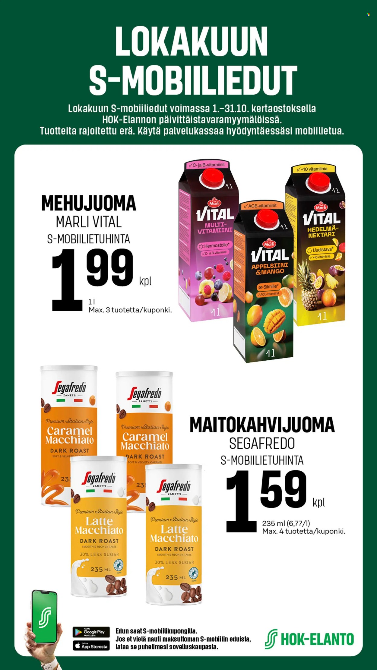 S-market tarjouslehti  - 01.10.2026 - 31.10.2026. Sivu 1