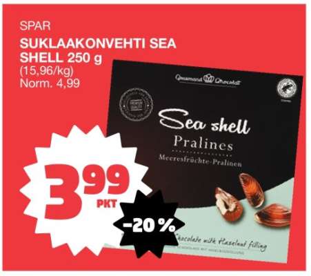 SUKLAAKONVEHTI SEA SHELL