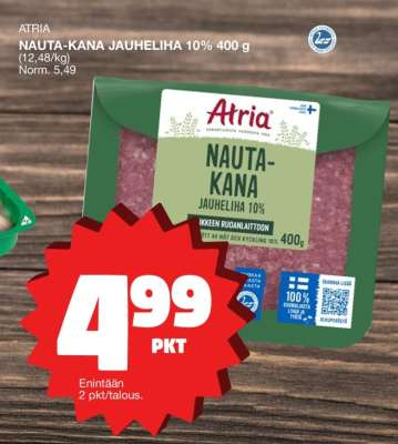 ATRIA NAUTA-KANA JAUHELIHA 10 % 400 g