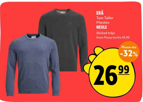 Tom Tailor Miesten NEULE