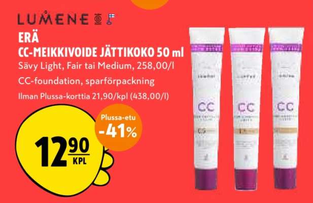 LUMENE ERÄ CC-MEIKKIVOIDE JÄTTIKOKO 50 ml