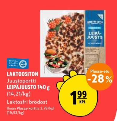 Juustoportti LEIPÄJUUSTO 140 g