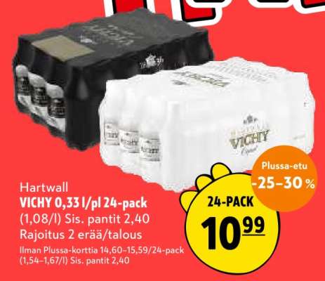 Hartwall VICHY 0,331 l/pl 24-pack
