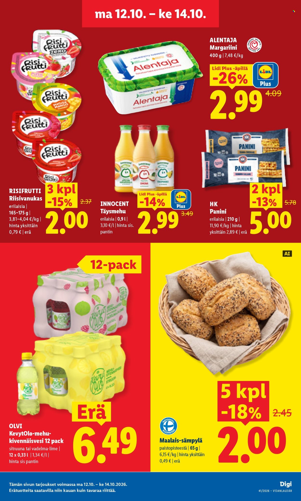 Lidl tarjouslehti  - 12.10.2026 - 14.10.2026. Sivu 5
