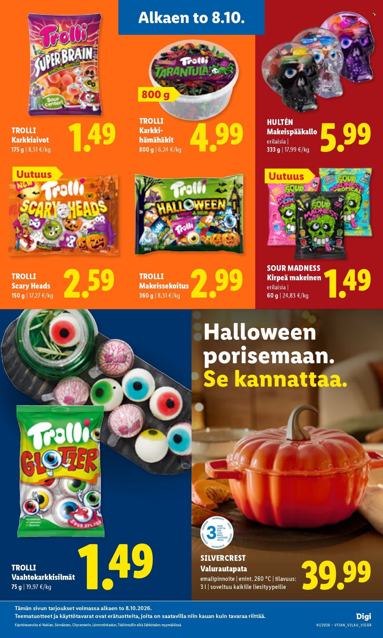 Lidl tarjouslehti  - 08.10.2026 - 11.10.2026. Sivu 13