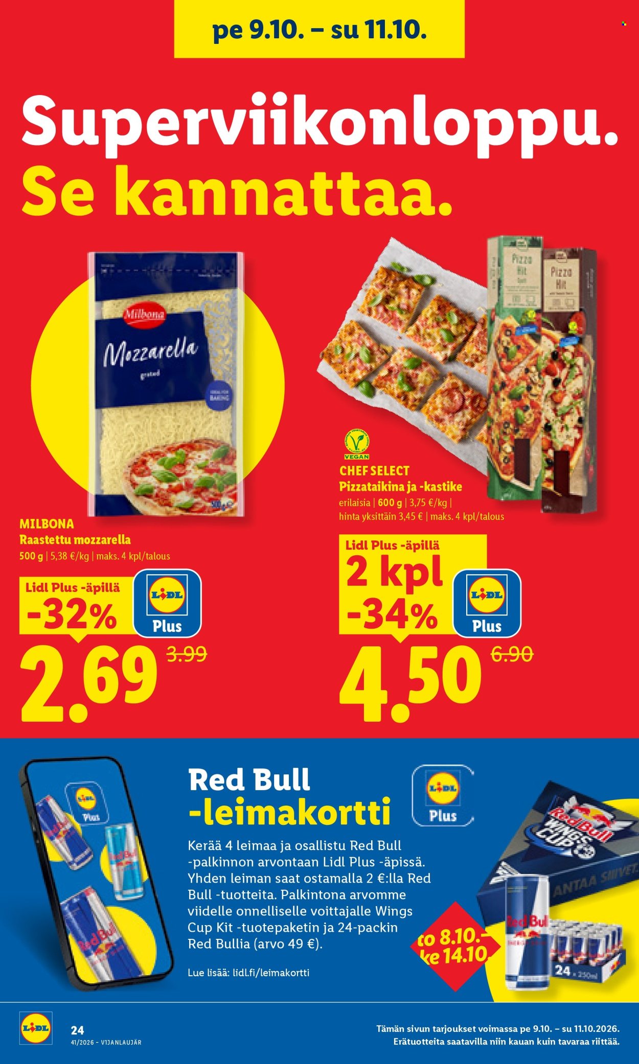 Lidl tarjouslehti  - 08.10.2026 - 11.10.2026. Sivu 24