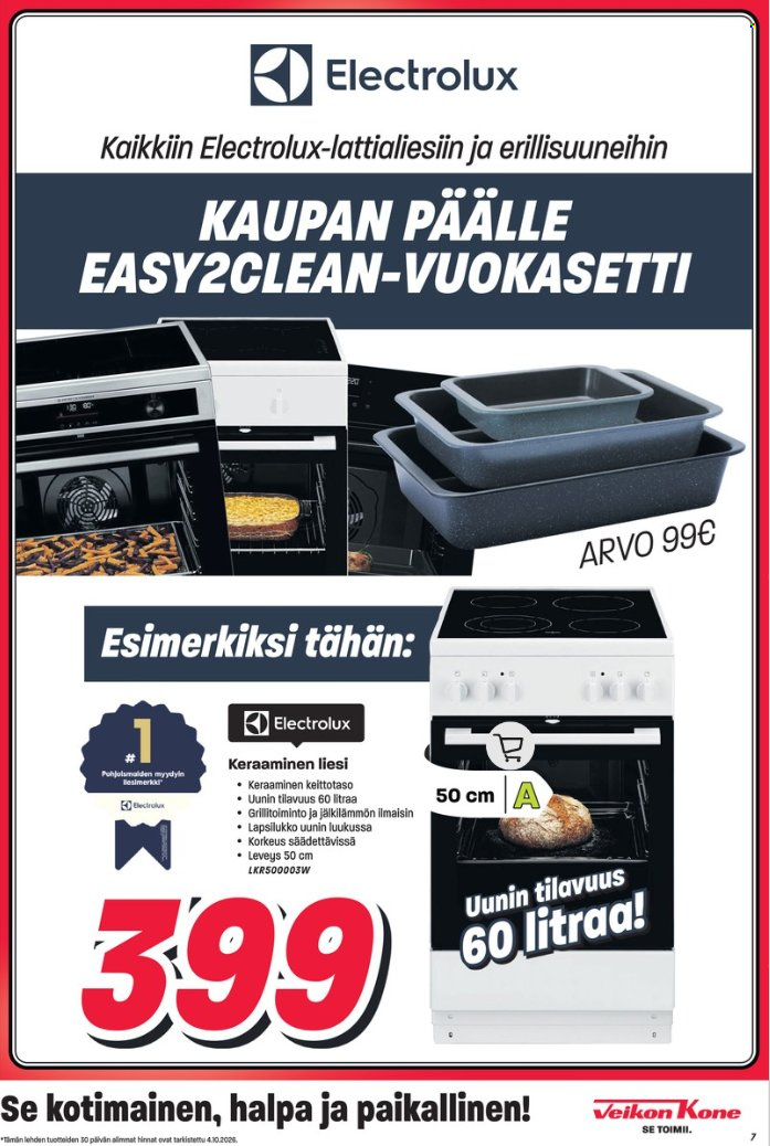 Veikon Kone tarjouslehti  - 05.10.2026 - 18.10.2026. Sivu 7