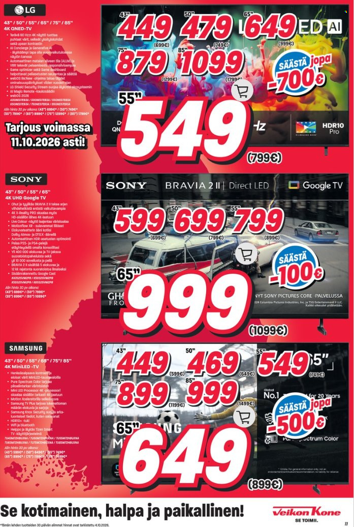 Veikon Kone tarjouslehti  - 05.10.2026 - 18.10.2026. Sivu 11