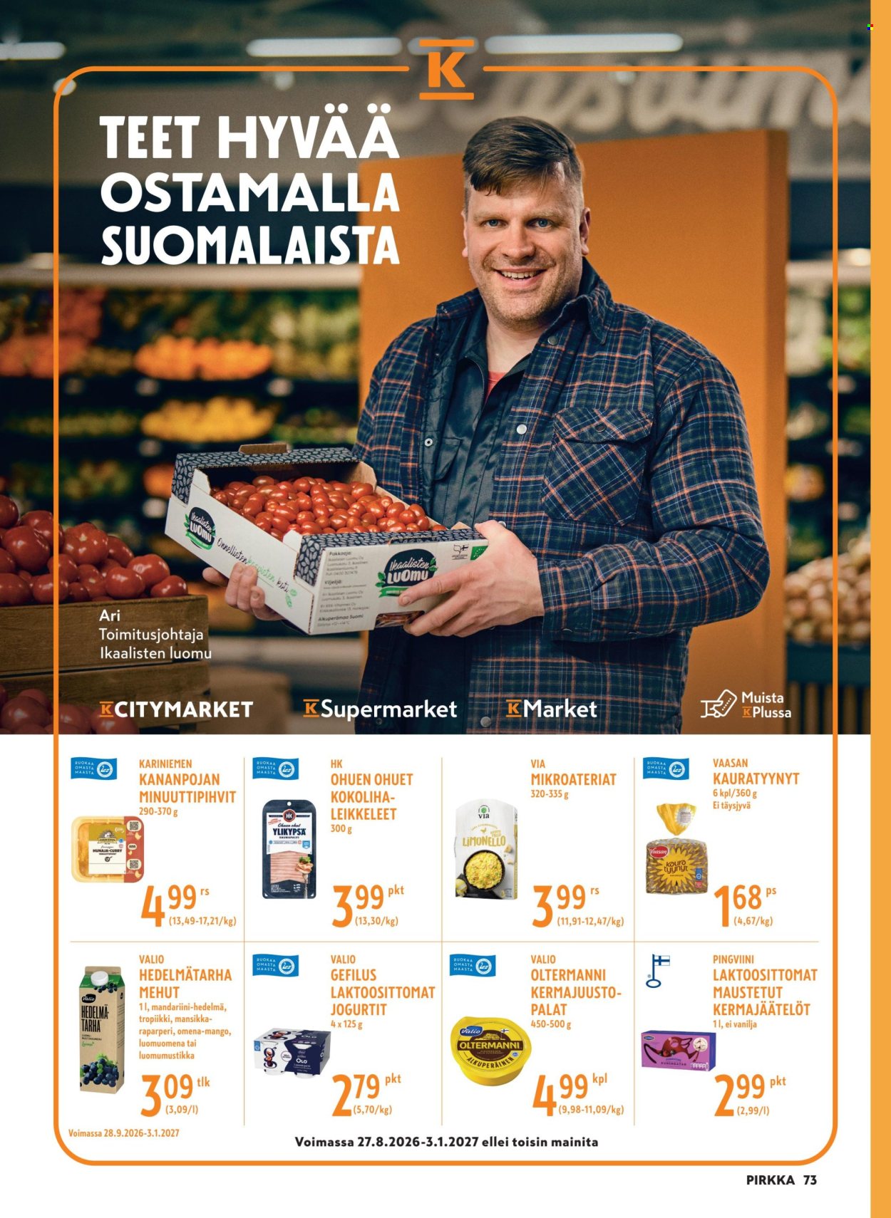K-market tarjouslehti  - 30.09.2026 - 03.11.2026. Sivu 73