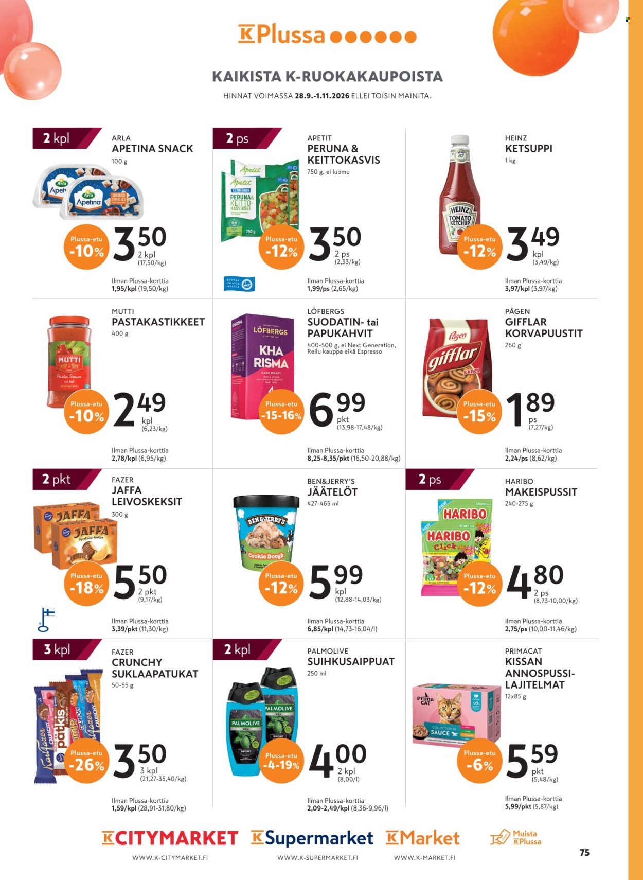 K-market tarjouslehti  - 30.09.2026 - 03.11.2026. Sivu 75