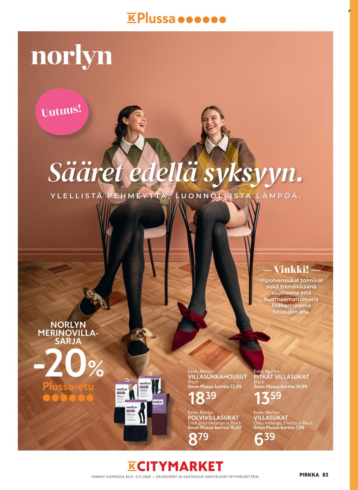 K-market tarjouslehti  - 30.09.2026 - 03.11.2026. Sivu 83