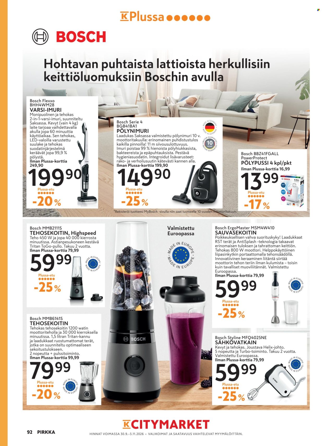 K-market tarjouslehti  - 30.09.2026 - 03.11.2026. Sivu 92
