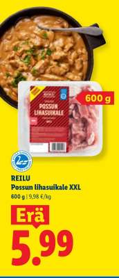Reilu Possun lihasuikale XXL