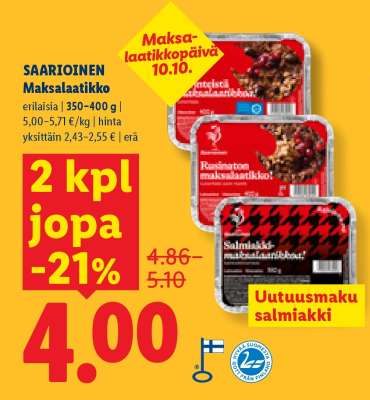 SAARIOINEN Maksalaatikko