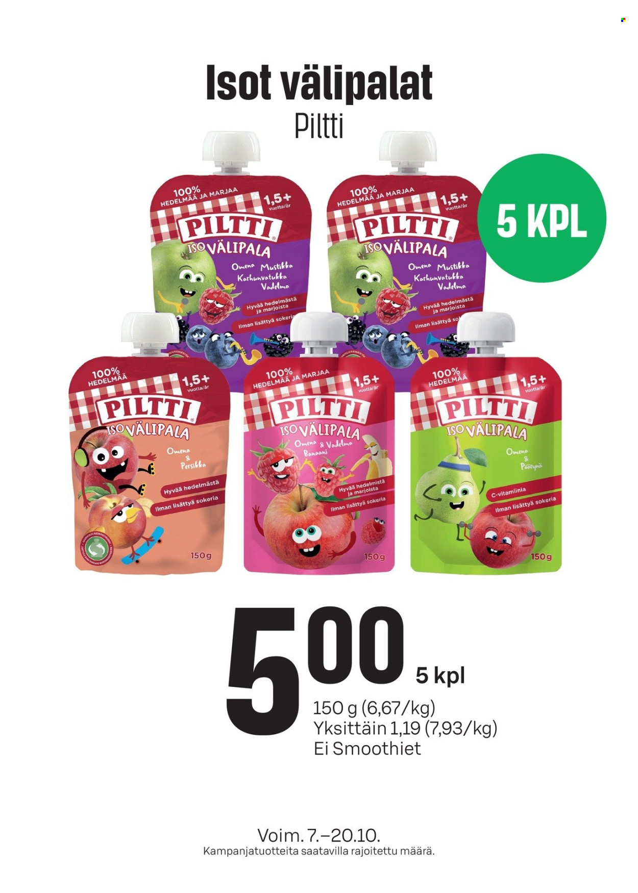 S-market tarjouslehti  - 07.10.2026 - 20.10.2026. Sivu 3