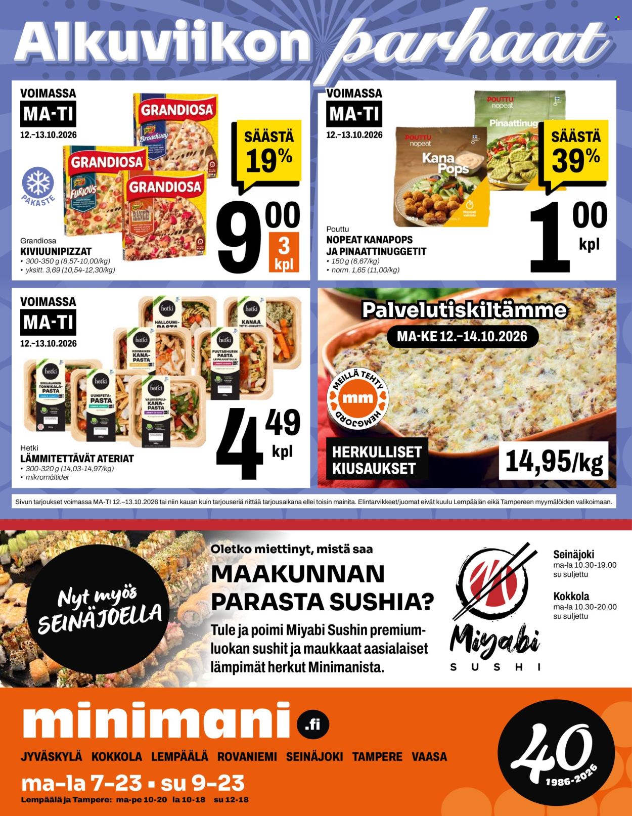 Minimani tarjouslehti  - 07.10.2026 - 11.10.2026. Sivu 8