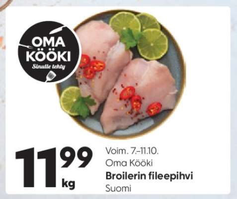 Broilerin fileepihvi