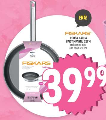 FISKARS ROOSA NAUHA PAISTINPANNU 26CM