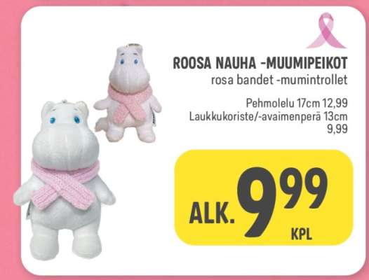 ROOSA NAUHA -MUUMIPEIKOT