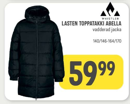 WHISTLER LASTEN TOPPATAKKI ABELLA