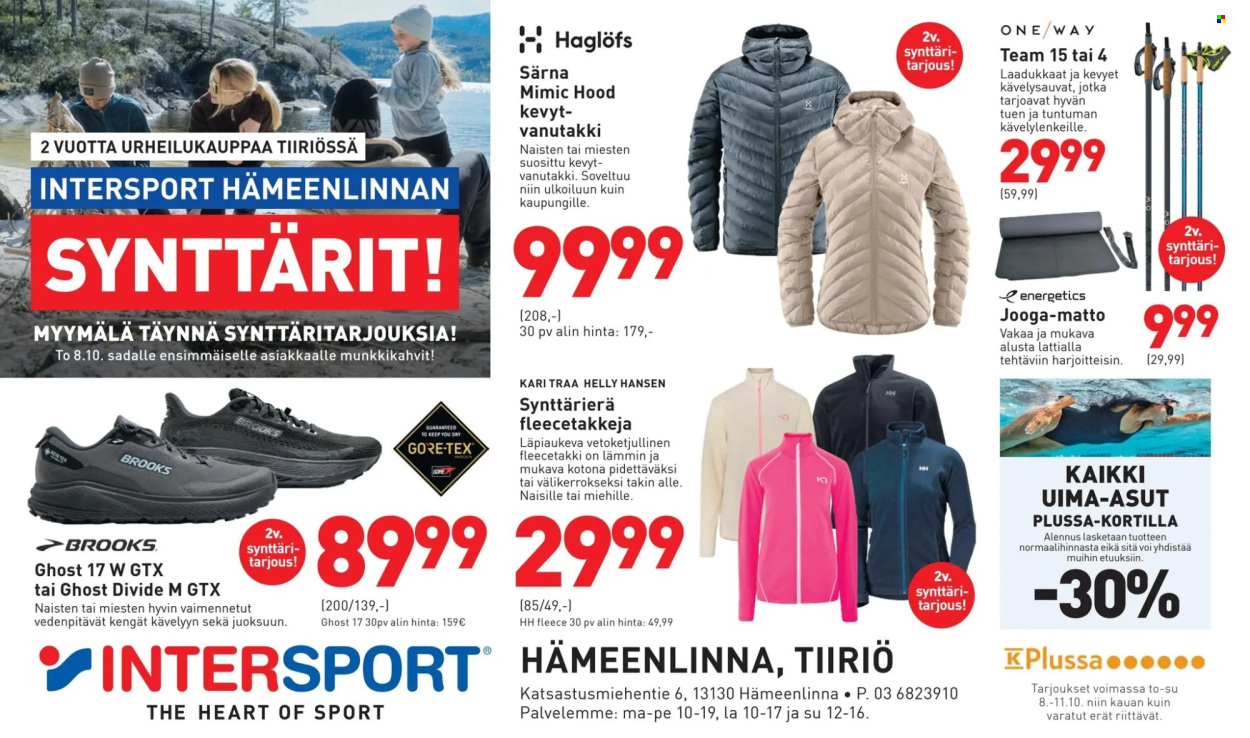 Intersport tarjouslehti  - 08.10.2026 - 11.10.2026. Sivu 1