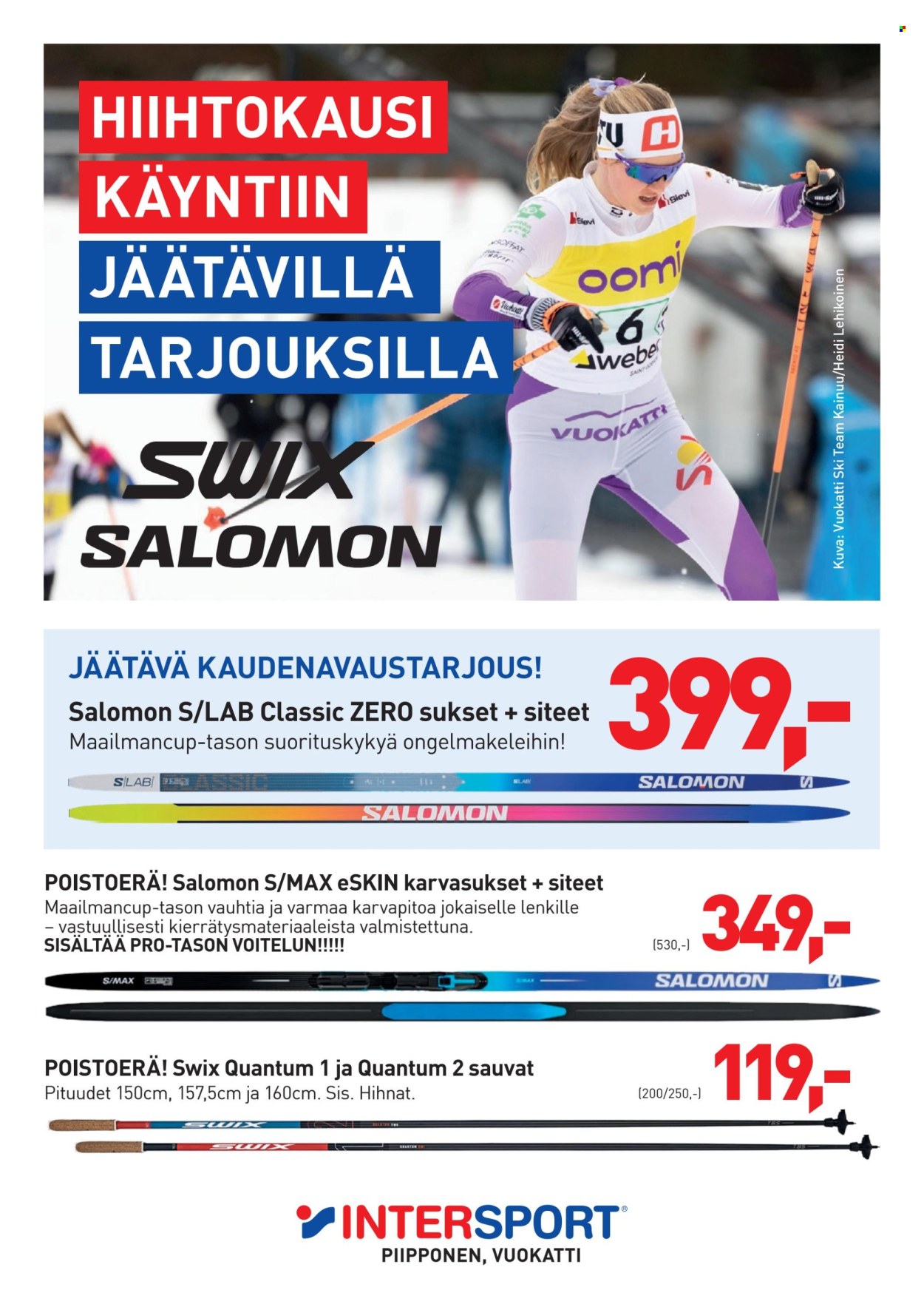 Intersport tarjouslehti . Sivu 4