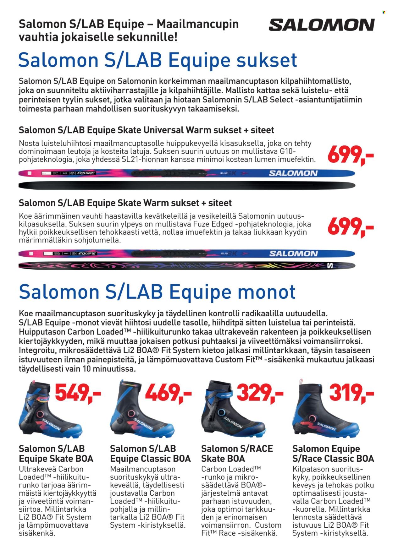 Intersport tarjouslehti . Sivu 17