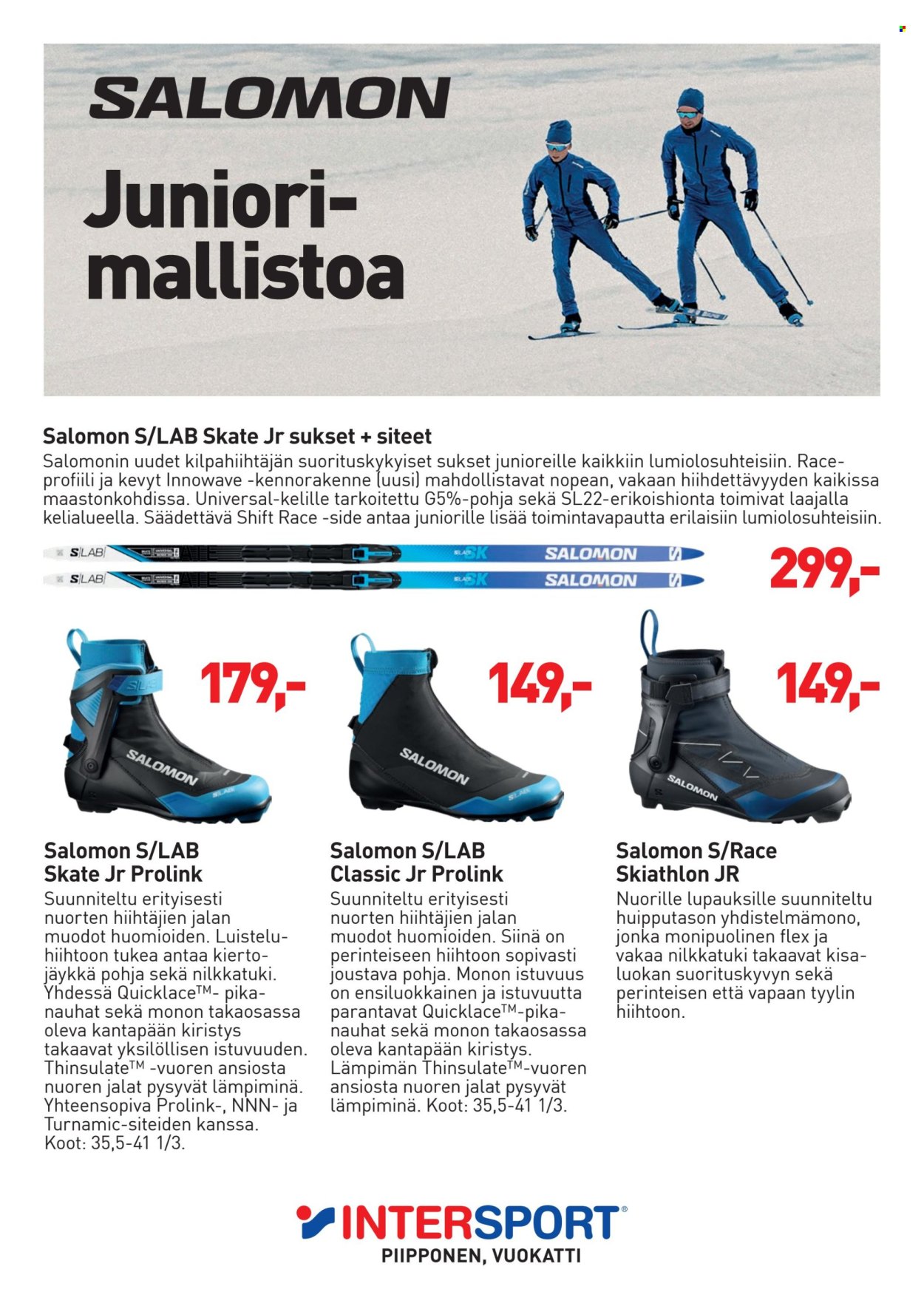 Intersport tarjouslehti . Sivu 19