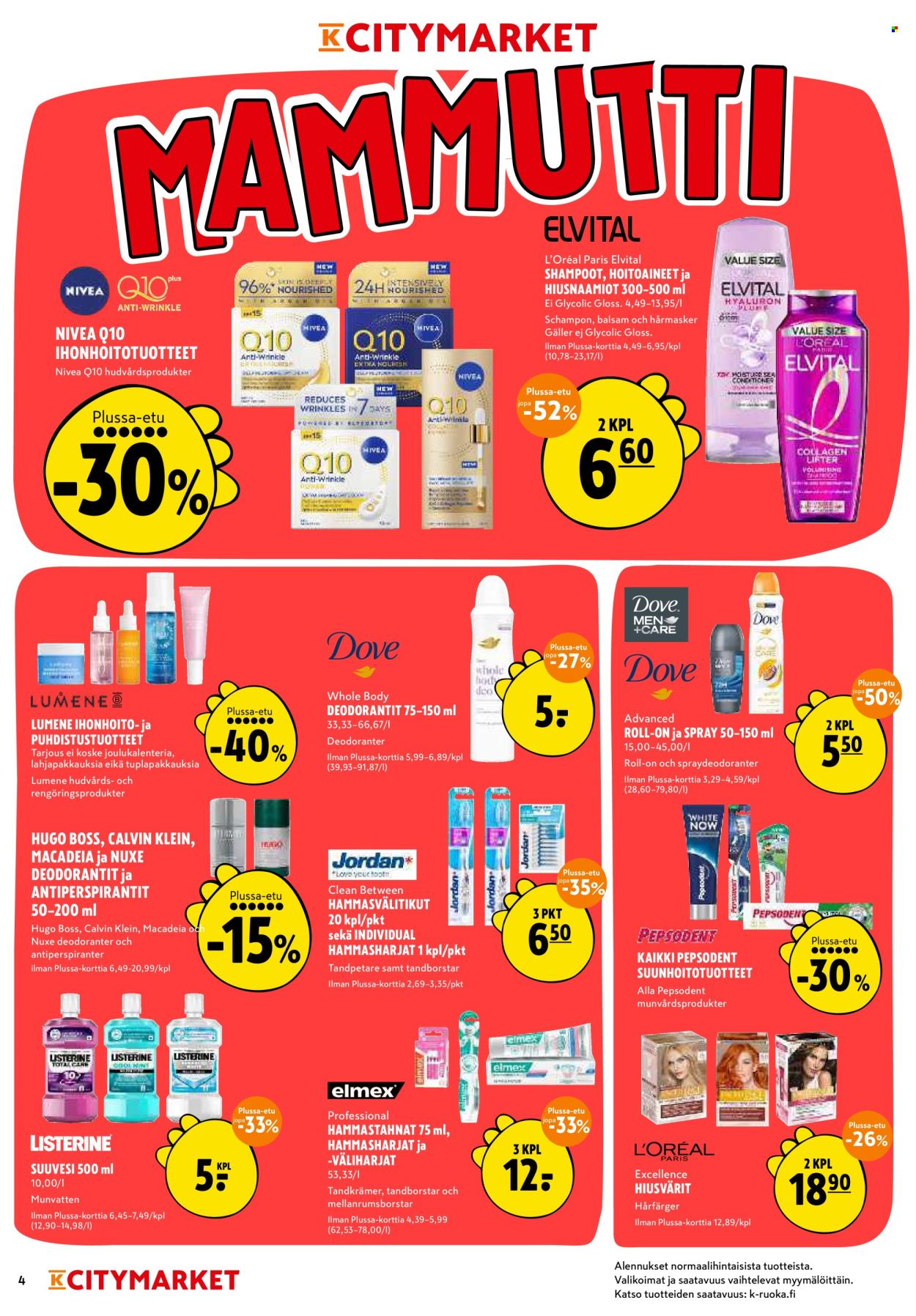 K-citymarket tarjouslehti  - 12.10.2026 - 18.10.2026. Sivu 4