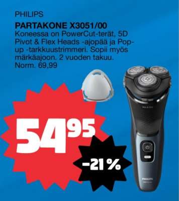 PHILIPS PARTAKONE X3051/00