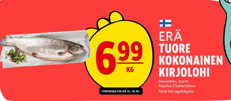ERÄ TUORE KOKONAINEN KIRJOLOHI