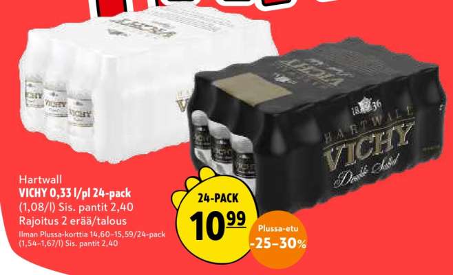 Hartwall VICHY 0,33 l/pl 24-pack