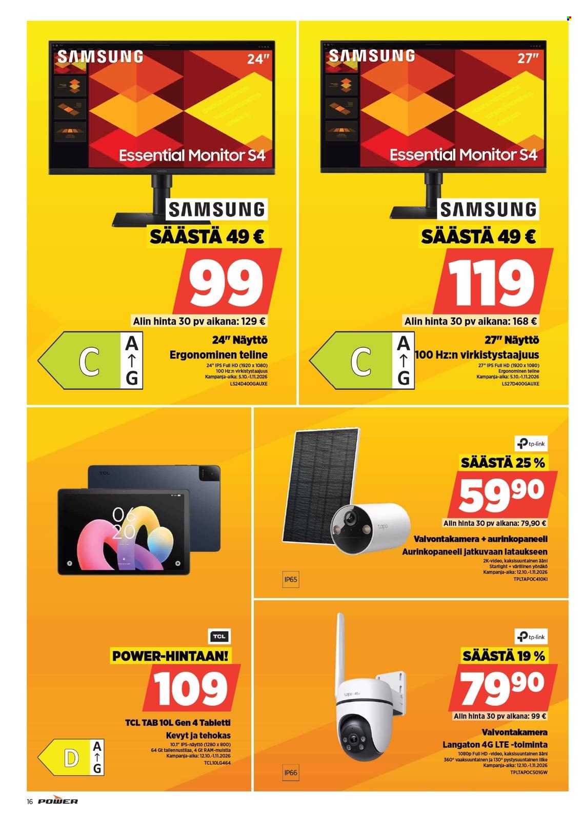 Power tarjouslehti . Sivu 16