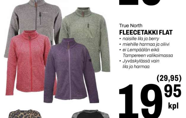 True North FLEECETAKKI FLAT