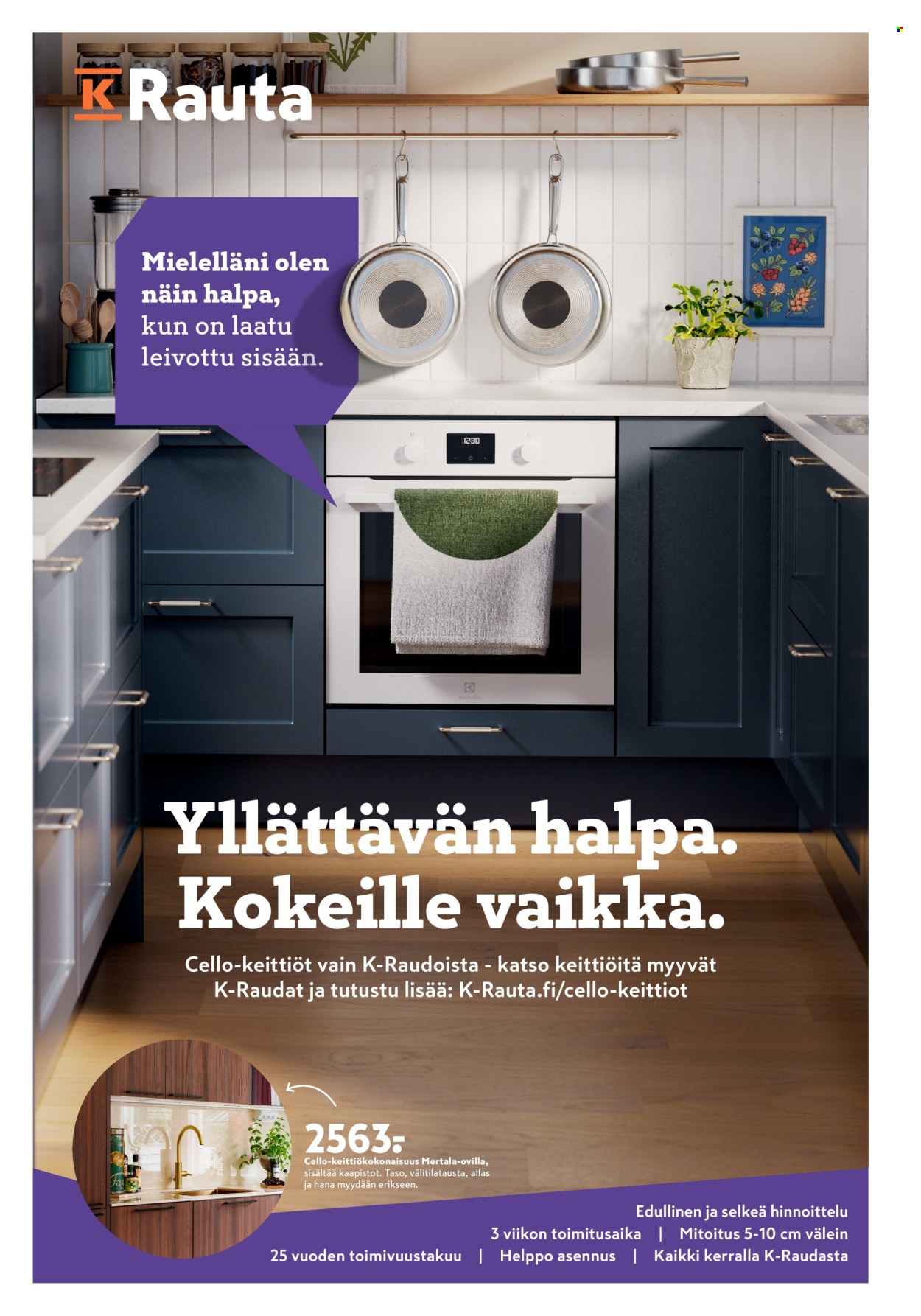 K-Rauta tarjouslehti  - 14.10.2026 - 27.10.2026. Sivu 1