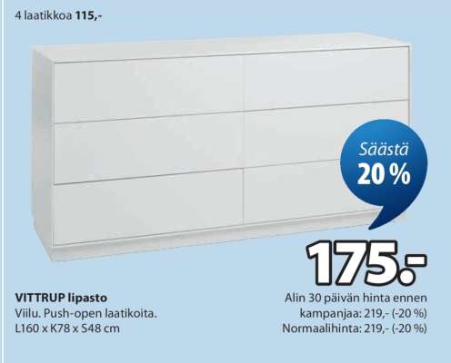 VITTRUP lipasto