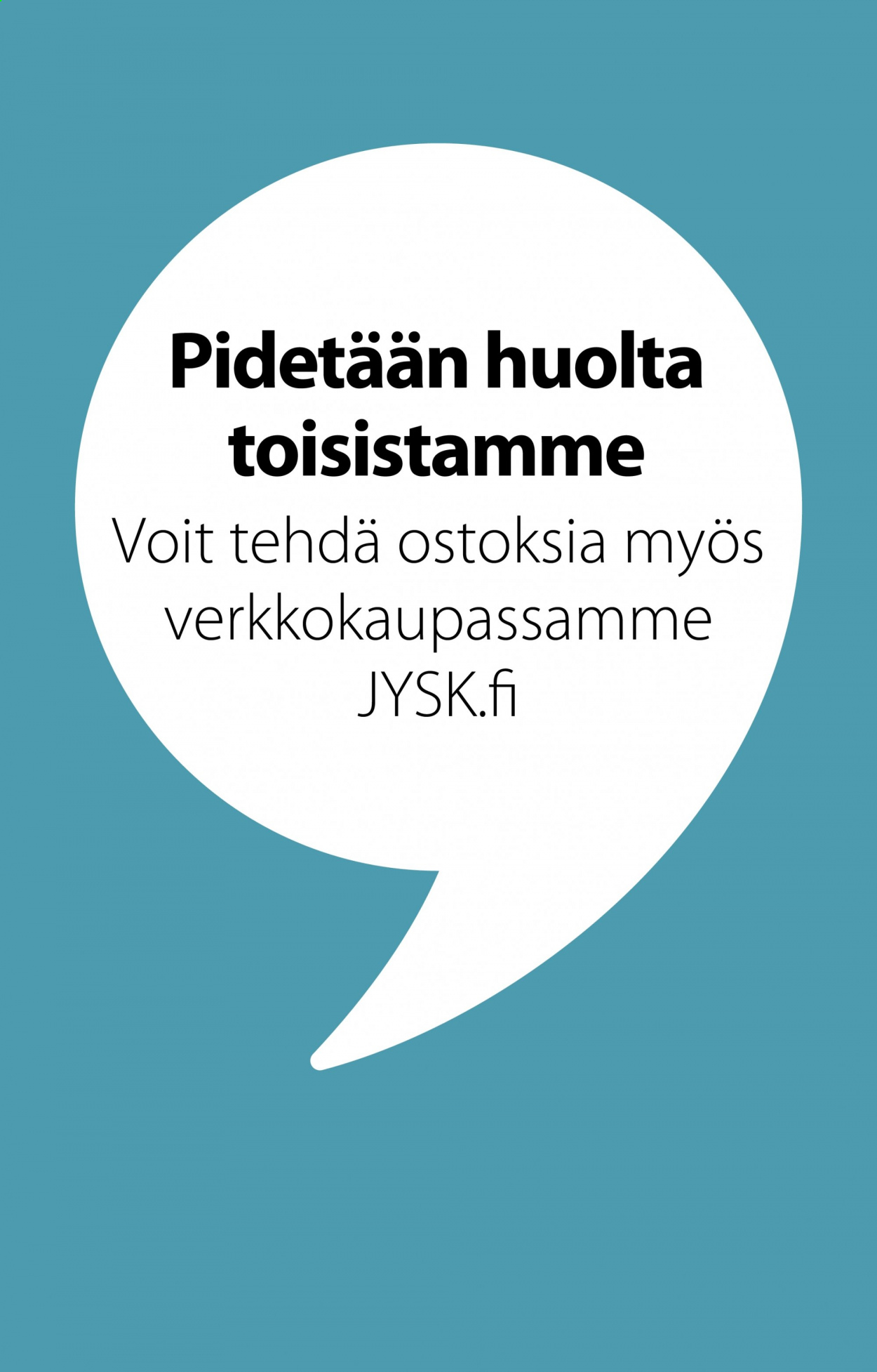JYSK tarjouslehti  - 01.02.2021 - 07.02.2021.