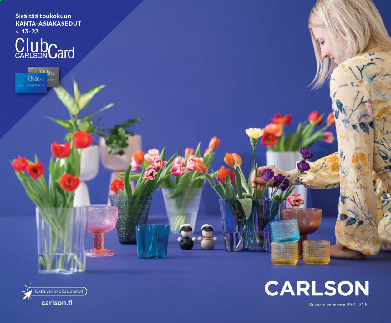 Carlson tarjouslehti  - 29.04.2021 - 31.05.2021.