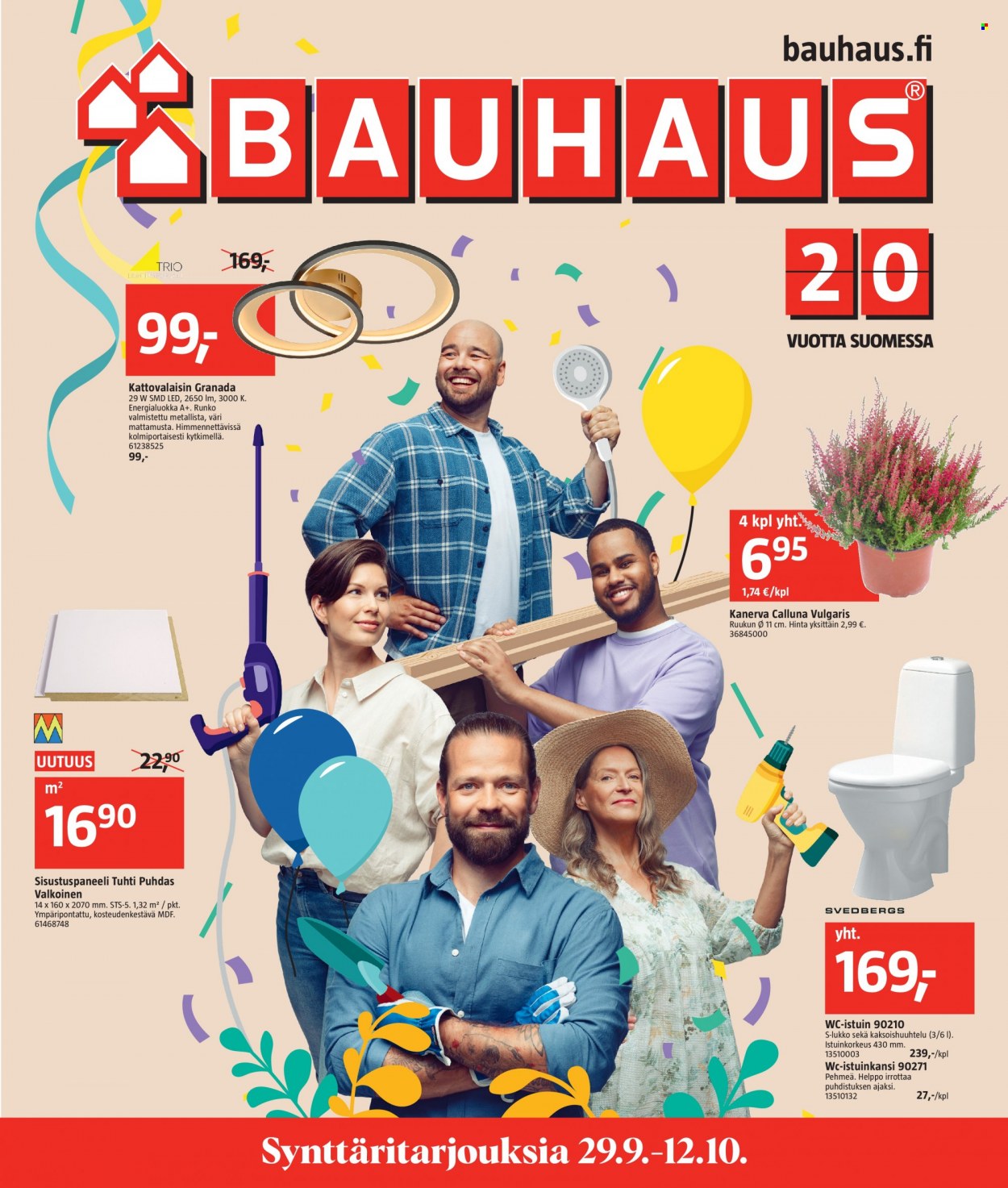 Bauhaus tarjouslehti  - 29.09.2021 - 12.10.2021.