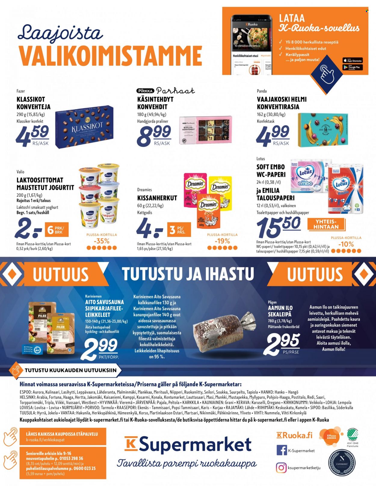 K-Supermarket tarjouslehti  - 21.10.2021 - 24.10.2021.