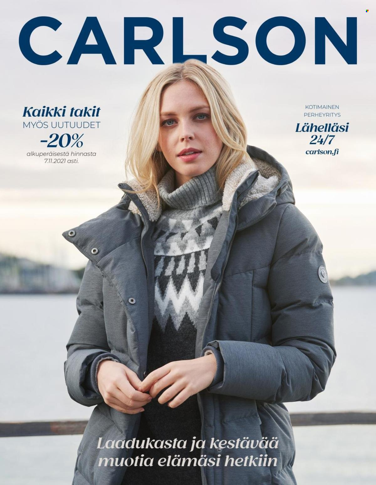 Carlson tarjouslehti  - 27.10.2021 - 07.11.2021.