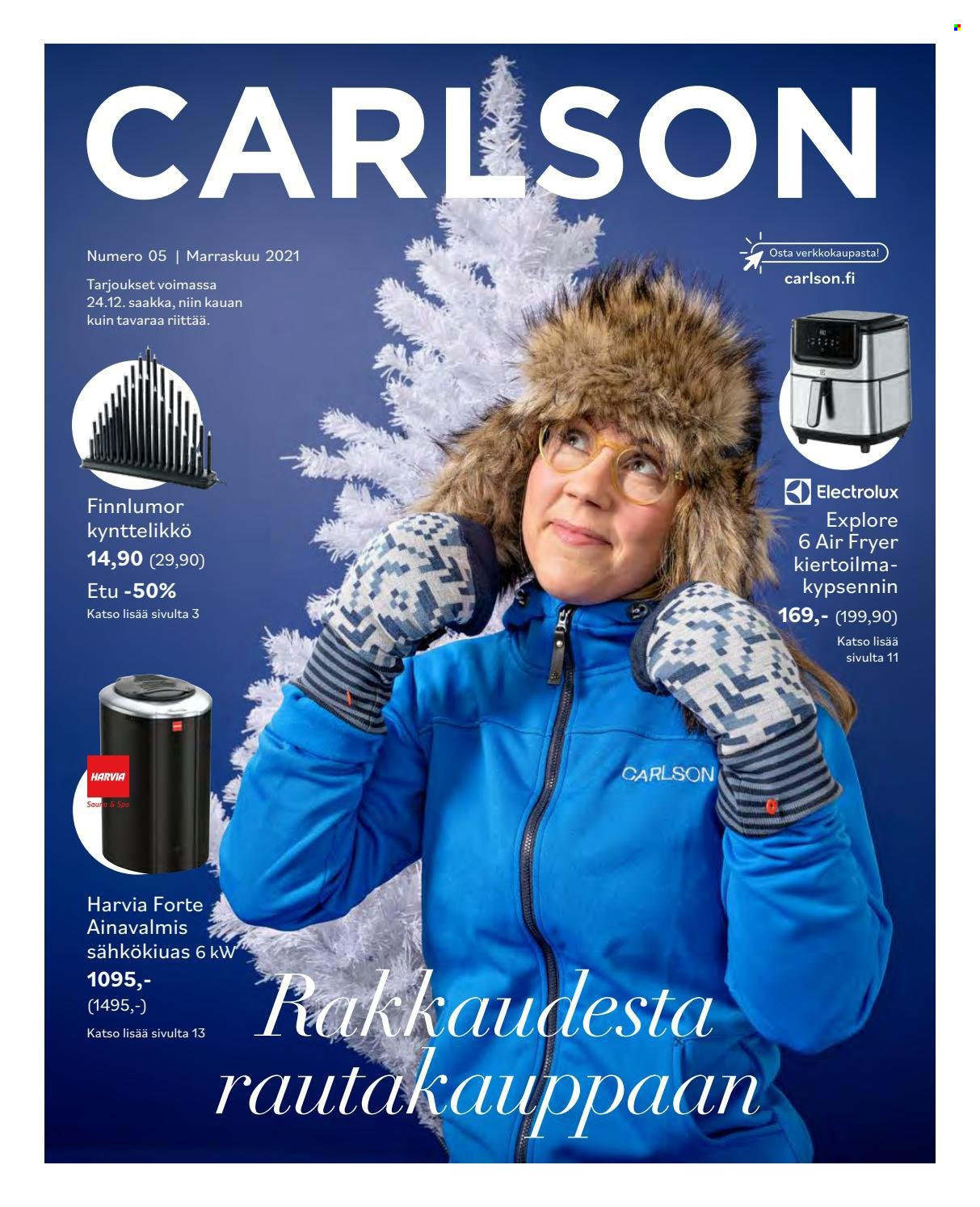 Carlson tarjouslehti  - 10.11.2021 - 24.12.2021.
