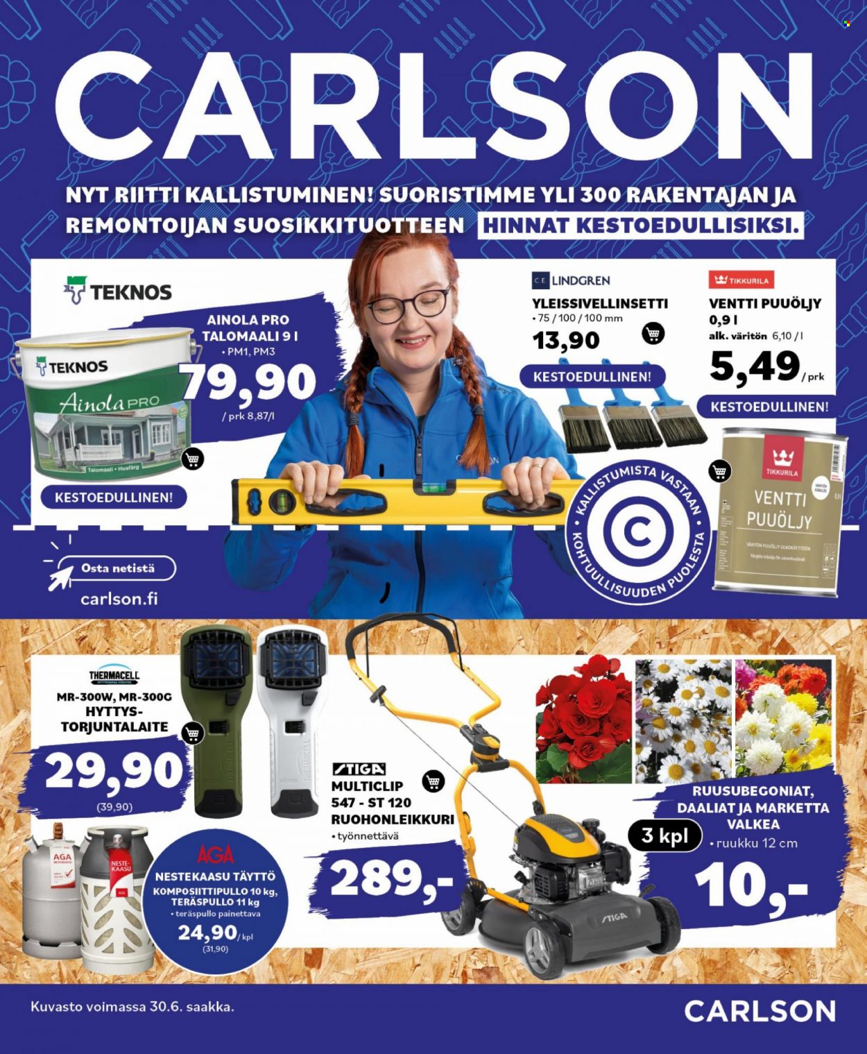 Carlson tarjouslehti  - 15.06.2022 - 30.06.2022.