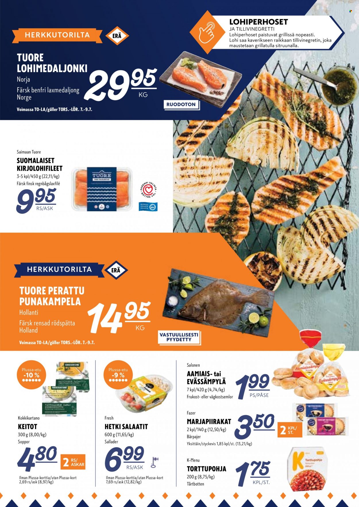 K-Supermarket tarjouslehti  - 07.07.2022 - 10.07.2022.
