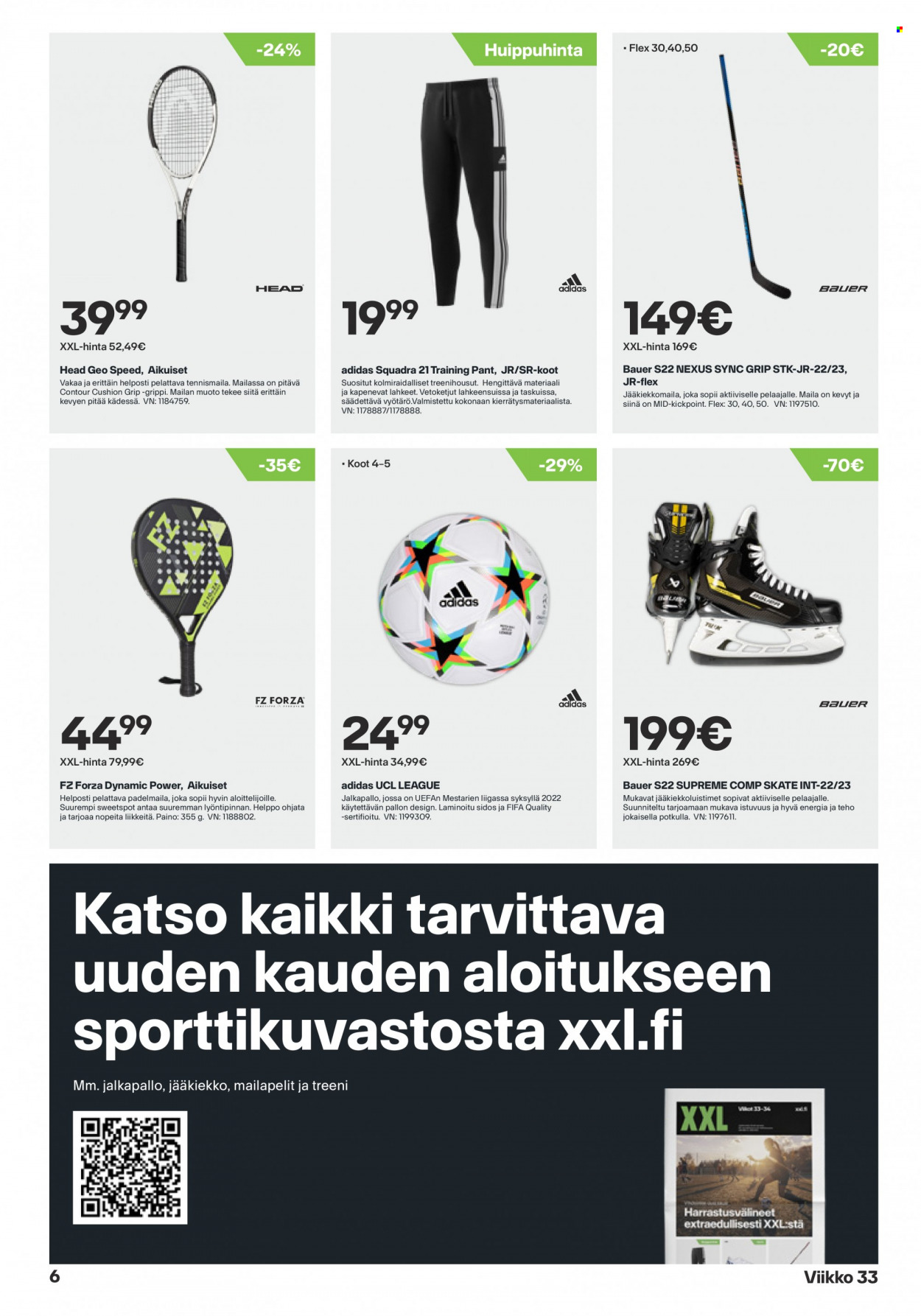 XXL tarjouslehti  - 15.08.2022 - 21.08.2022.
