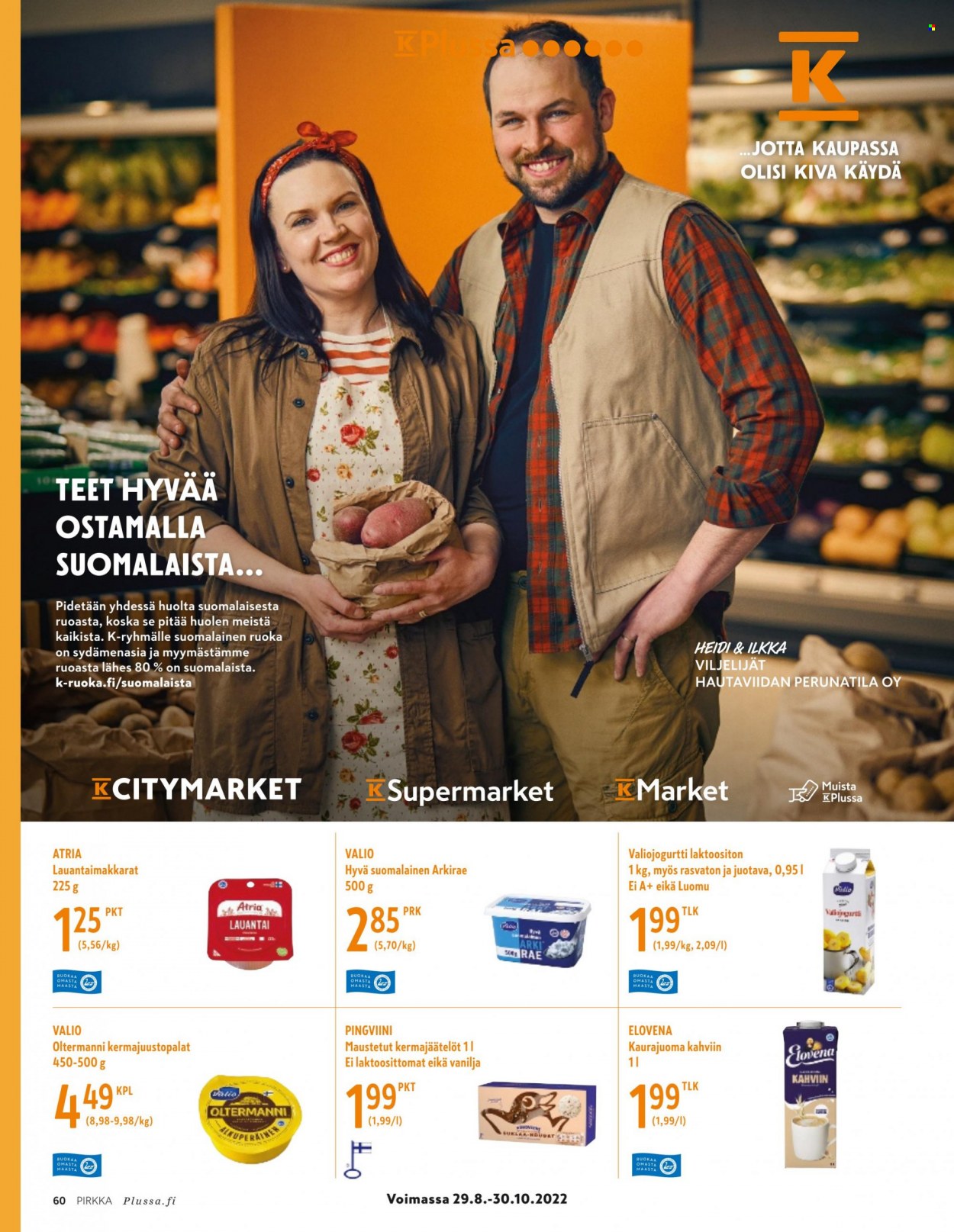 K-Supermarket tarjouslehti  - 05.10.2022 - 01.11.2022.